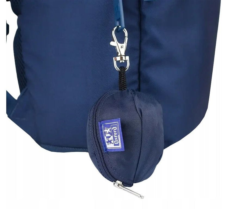 Ученическа раница Oxford Be-Ready - Индиго, с 2 отделения