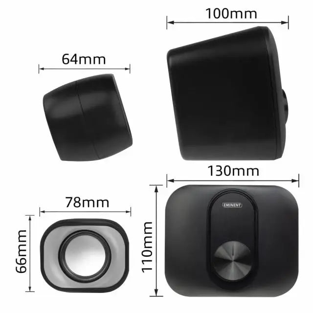 Озвучителна система EWENT Eminent 2.1 3.5 mm USB 11W