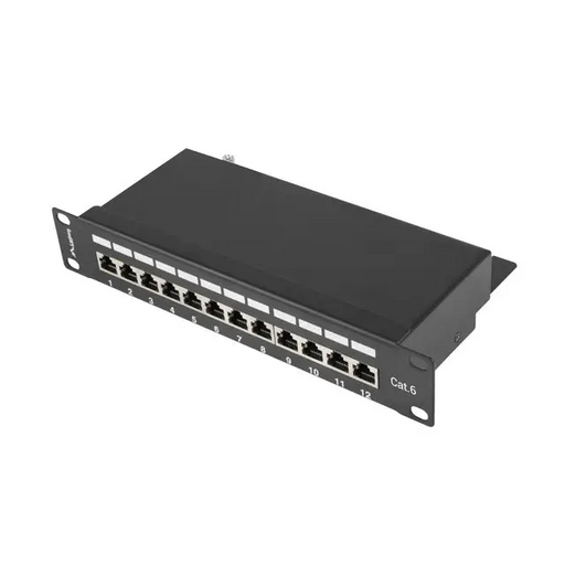 Пач панел Lanberg patch panel 12port 1U 10’ CAT.6