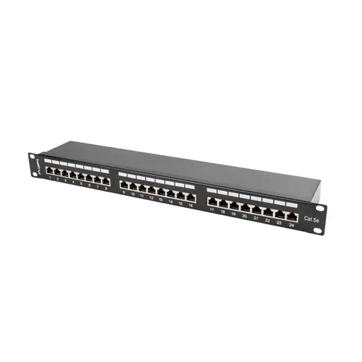 Пач панел Lanberg patch panel 24 port 1U CAT.5E