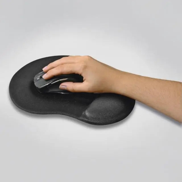 Пад за мишка HAMA Ergonomic Мини Текстил Черен