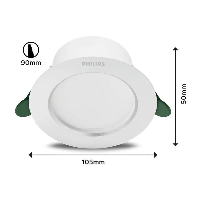 Падаща светлина Philips Diamond Cut Бял 2,2 W 400 lm Ø 10,5