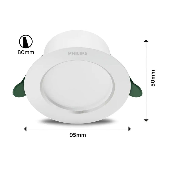 Падаща светлина Philips Diamond Cut Бял 4,8 W 900 Lm Ø 14,5