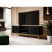 PAFOS RTV шкаф върху златиста стоманена рамка 150x40x60 см