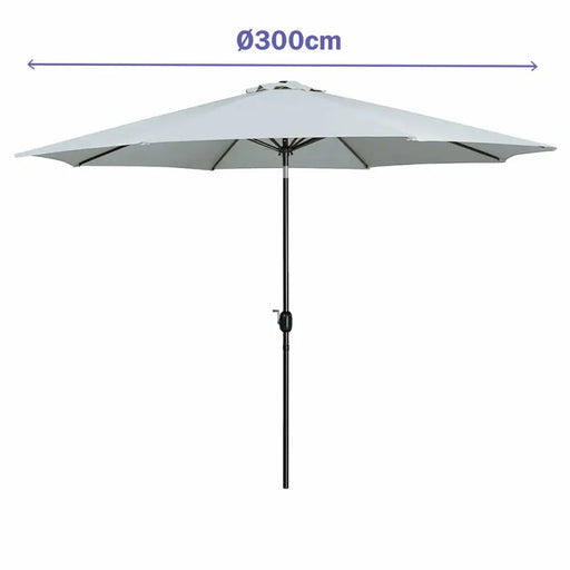 Päikesevari Marbueno Бял Ø 300 cm