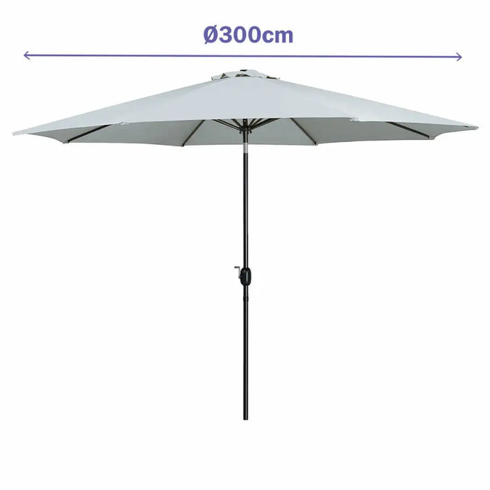 Päikesevari Marbueno Бял Ø 300 cm