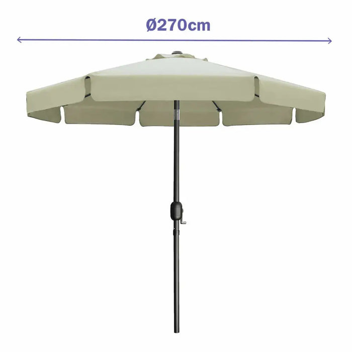 Päikesevari Marbueno Бежов Ø 270 cm