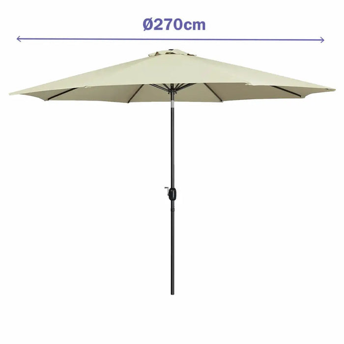 Päikesevari Marbueno Бежов Ø 270 cm
