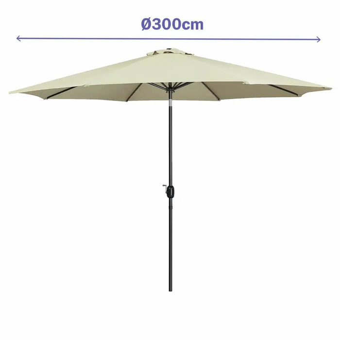 Päikesevari Marbueno Бежов Ø 300 cm