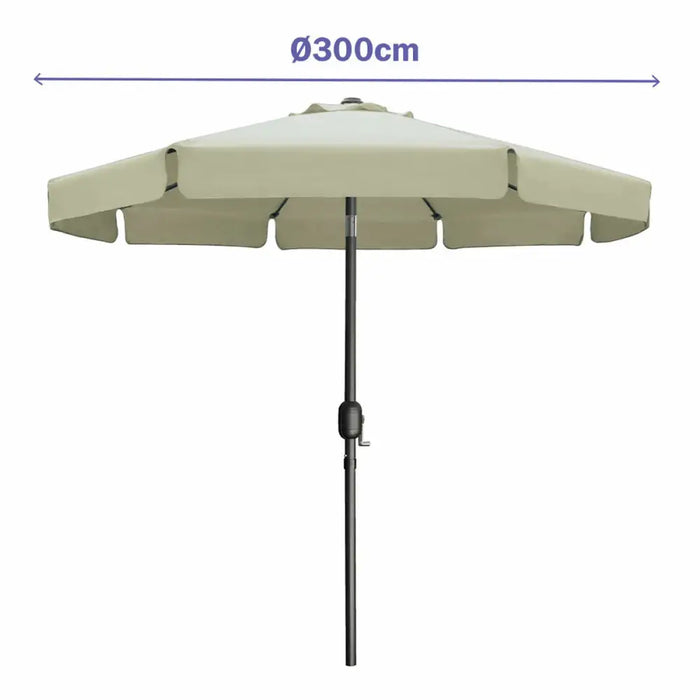 Päikesevari Marbueno Бежов Ø 300 cm