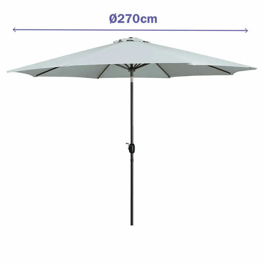 Päikesevari Marbueno Бял Ø 270 cm