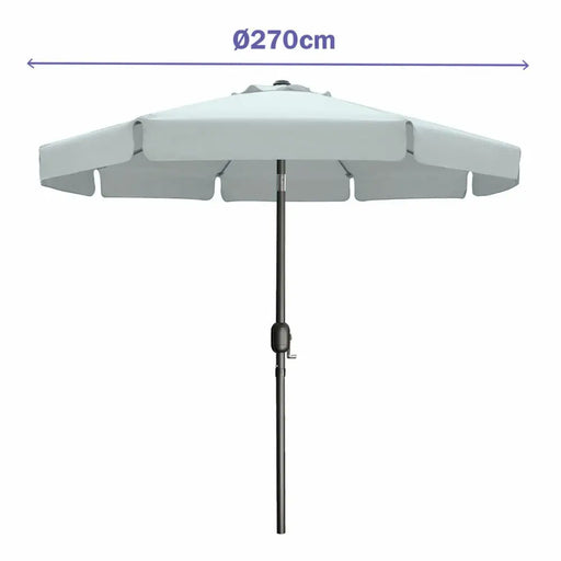Päikesevari Marbueno Бял Ø 270 cm
