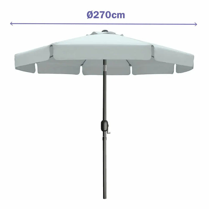 Päikesevari Marbueno Бял Ø 270 cm
