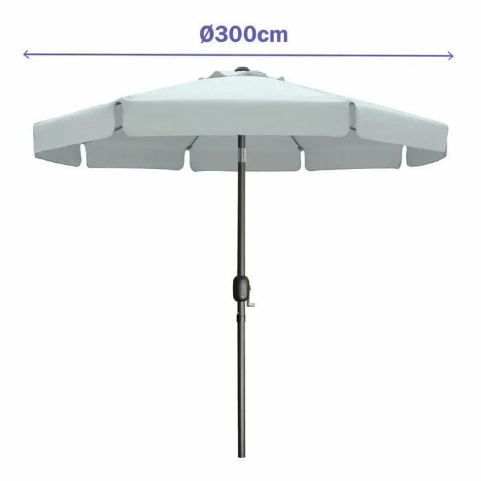 Päikesevari Marbueno Бял Ø 300 cm