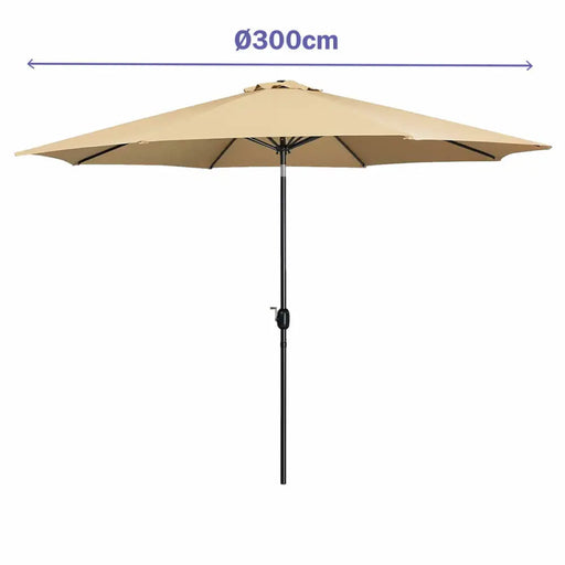Päikesevari Marbueno Кафяв Ø 300 cm