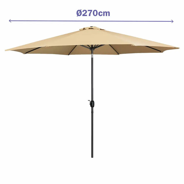 Päikesevari Marbueno Кафяв Ø 270 cm