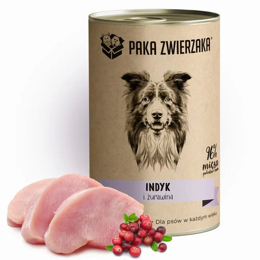 PAKA ZWIERZAKA Пуйка и боровинки - мокра храна за кучета