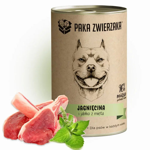 PAKA ZWIERZAKA Агнешко и ябълка с мента - мокра храна