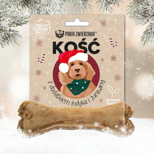 Paka Zwierzaka Kość z dodatkiem indyka i żurawiny 12 cm