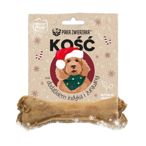 Paka Zwierzaka Kość z dodatkiem indyka i żurawiny 12 cm