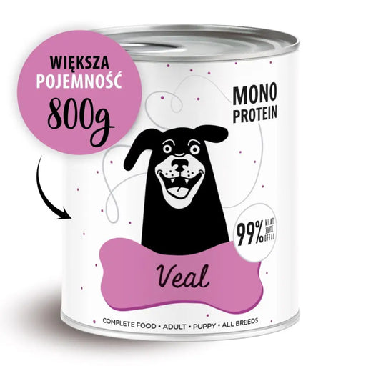 PAKA ZWIERZAKA Pepe Veal - мокра храна за кучета - 800гр