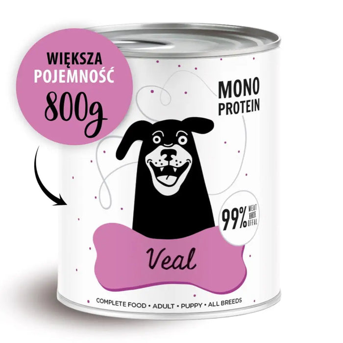 PAKA ZWIERZAKA Pepe Veal - мокра храна за кучета - 800гр