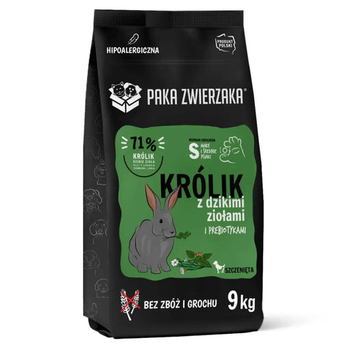 PAKA ZWIERZAKA Puppy Rabbit с диви билки S - суха храна