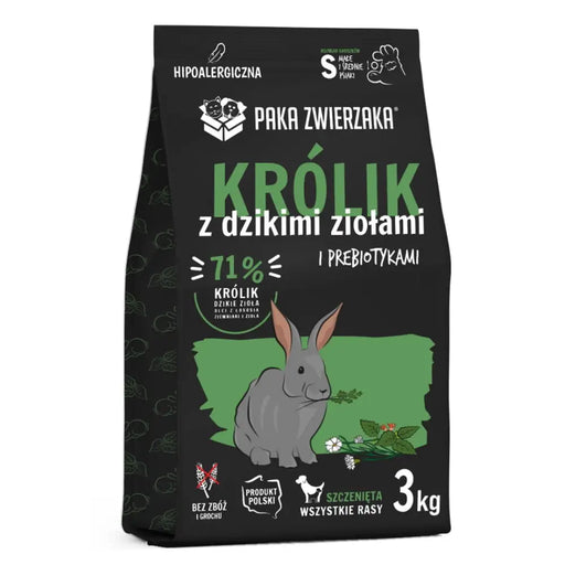 PAKA ZWIERZAKA Puppy Rabbit с диви билки S - суха храна