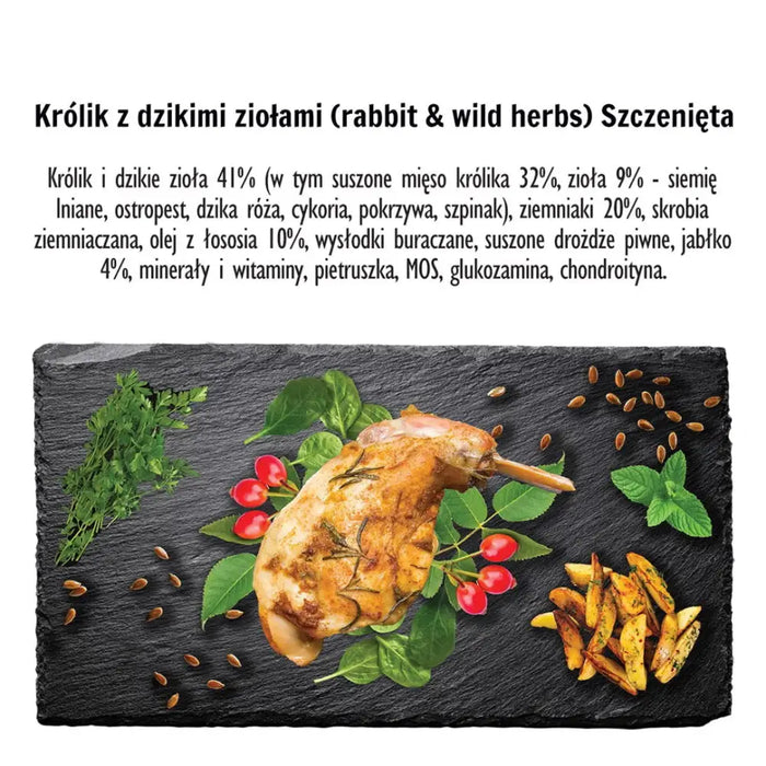 PAKA ZWIERZAKA Puppy Rabbit с диви билки S - суха храна