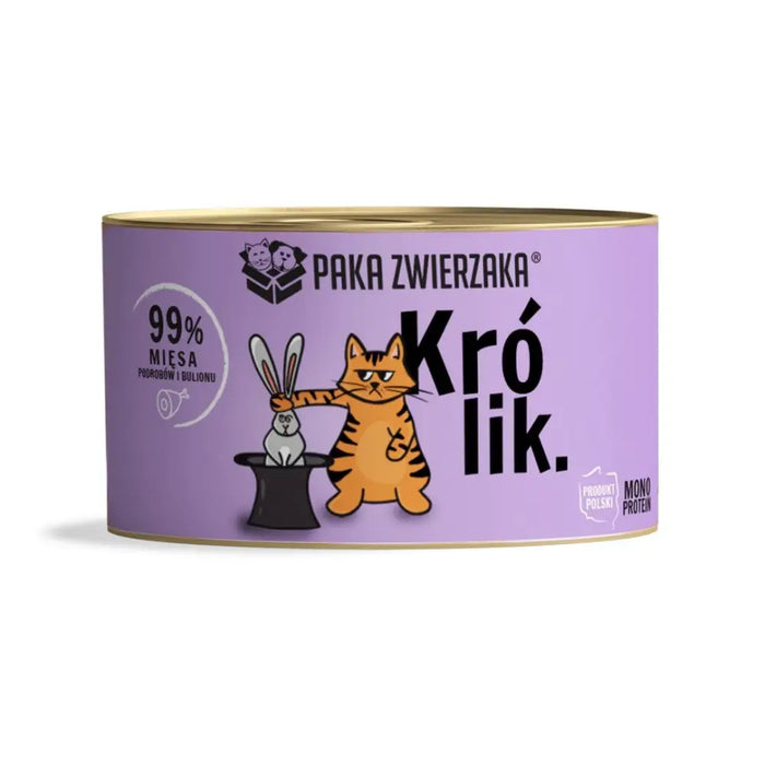 PAKA ZWIERZAKA Rabbit - мокра котешка храна - 200гр