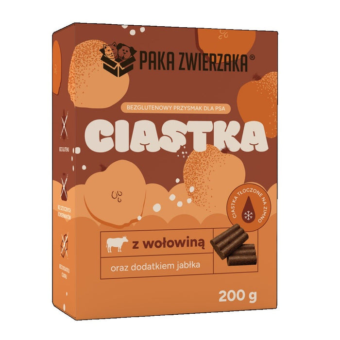 PAKA ZWIERZAKA Телешко с ябълка – лакомство за кучета – 200 г