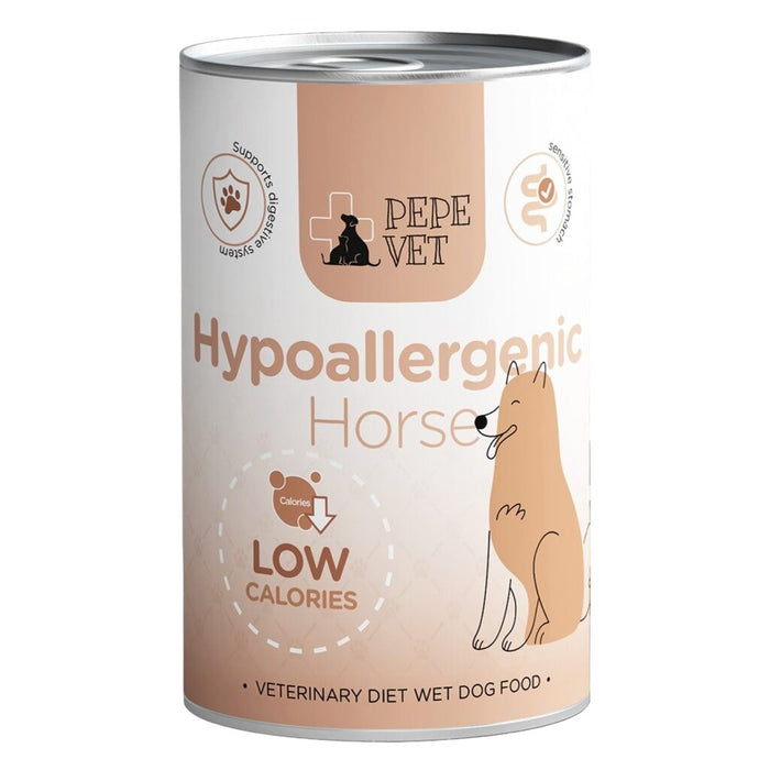 PAKA ZWIERZAKA Pepe Vet Hypoallergenic Mono Horse - мокра храна за кучета - 400g