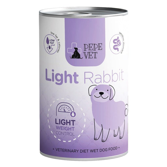 PAKA ZWIERZAKA Pepe Vet Light Mono Rabbit - мокра храна за кучета - 400гр