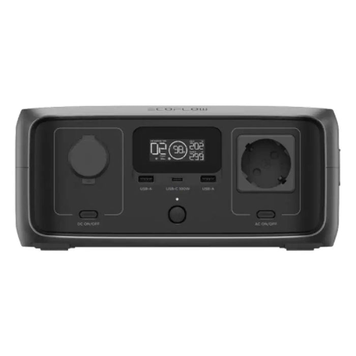 Пакет: Електрическа станция EcoFlow RIVER 3 UPS + соларен