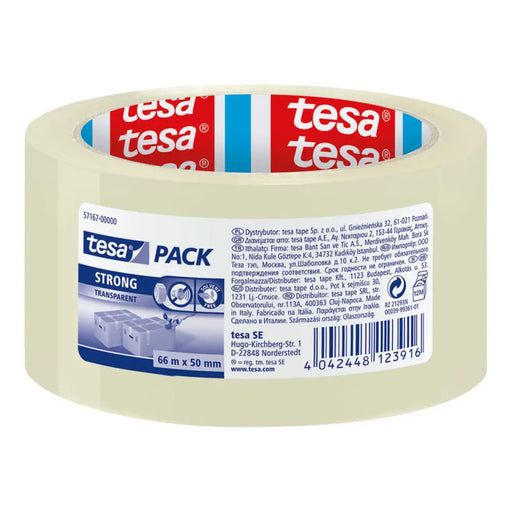 ПАКЕТИРАЩА ЛЕНТА БЕЗШУМНА ПРОЗРАЧНА TESA