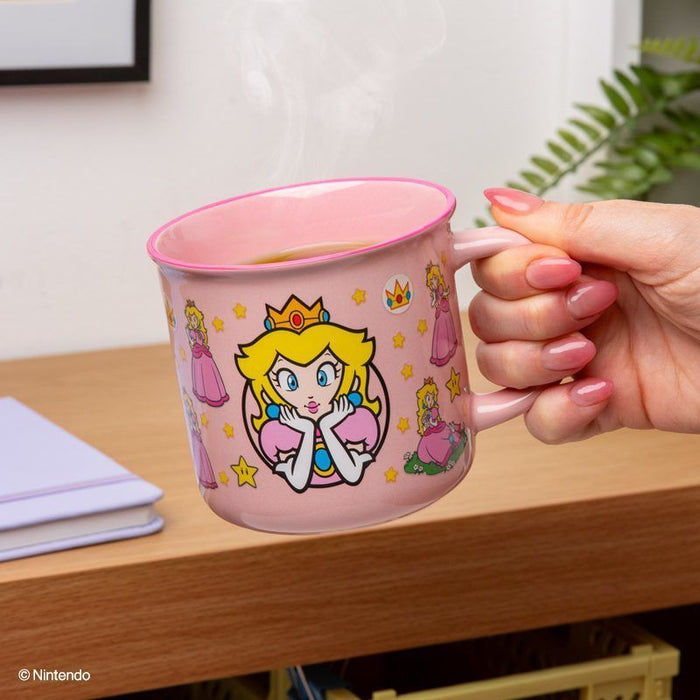 Чаша с термо ефект Paladone Games: Super Mario - Princess Peach