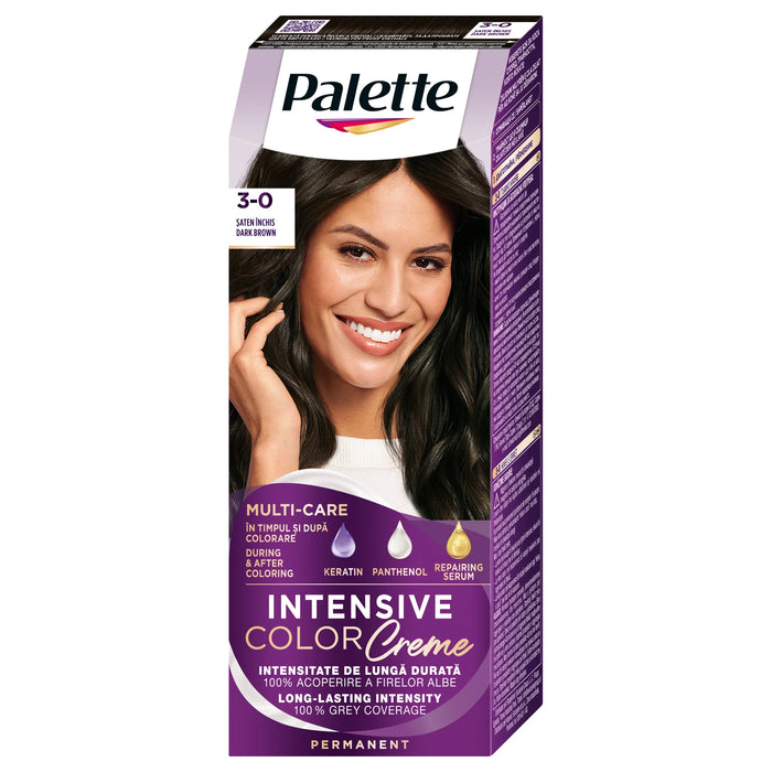 Перманентна боя за коса Intensive Color Creme - Nr. 3-0 (N2), 1 бр