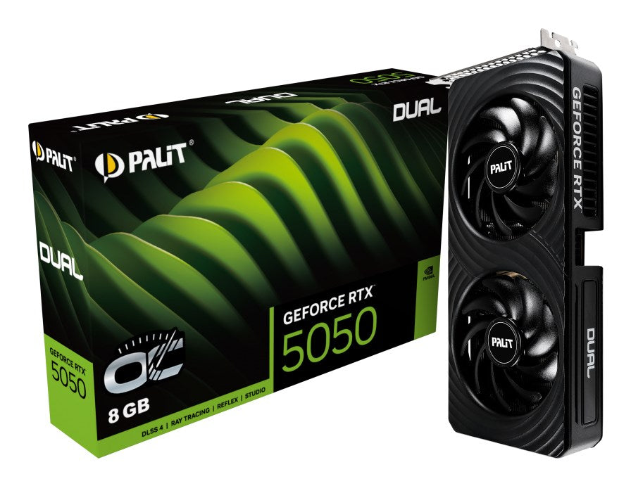 Palit GeForce RTX 5050 Dual OC NVIDIA 8 GB GDDR6