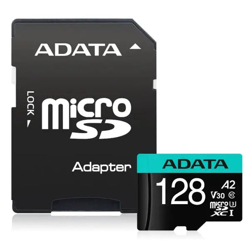 Памет Adata 128GB MicroSDXC UHS - I U3 V30S A2 (1 adapter)