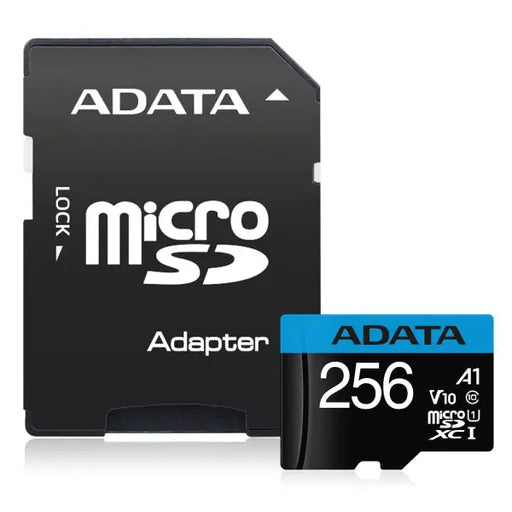 Памет Adata 256GB MicroSDXC UHS - I CLASS10 A1 (1 adapter)