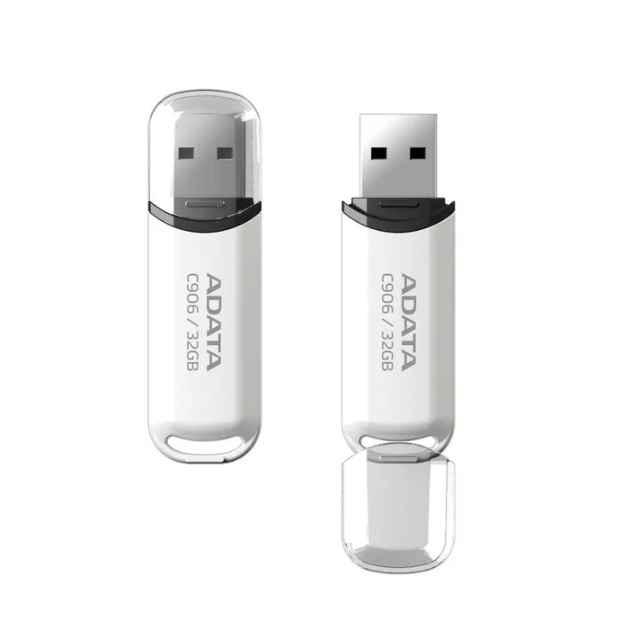 Памет ADATA C906 32GB USB 2.0 White