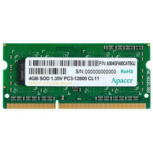 Памет Apacer 4GB Notebook Memory - DDR3 SODIMM 512x 8