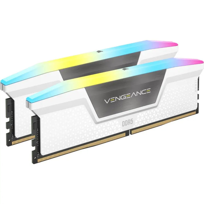 Памет Corsair Vengeance White RGB 32GB(2x16GB) DDR5 5200MHz