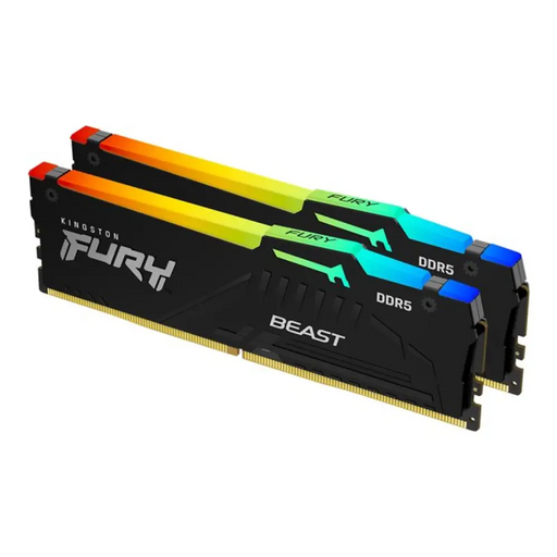 Памет Kingston FURY Beast RGB Black 32GB (2x16GB) DDR5