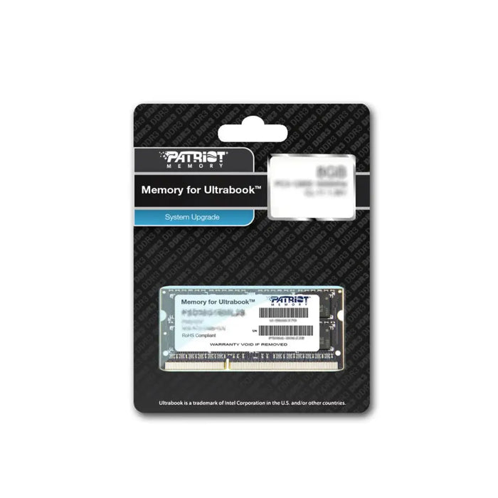 Памет Patriot 8GB DDR3 PC3-12800 (1600MHz) SODIMM модул