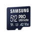 Памет Samsung 512GB micro SD Card PRO Ultimate with