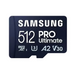 Памет Samsung 512GB micro SD Card PRO Ultimate with