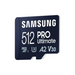 Памет Samsung 512GB micro SD Card PRO Ultimate with