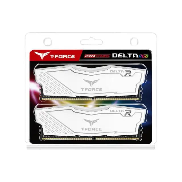 Памет Team Group T-Force Delta RGB White DDR4 - 16GB