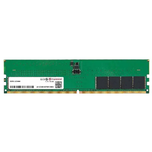 Памет Transcend 16GB JM DDR5 4800 U - DIMM 1Rx8 2Gx8